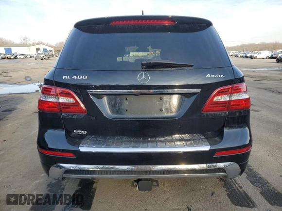2015 Mercedes-Benz M 400 with VIN 4JGDA5GB5FA499282, listed as a Copart auction lot 42181905 with 102,426 mi miles and Salvage Title. Bid and sale history available at DreamBid. Image 6.