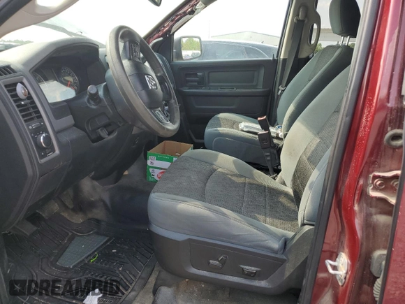 2018 Ram 1500 SSV z VIN 1C6RR7XT5JS252586, wystawiony jako Copart lot #58183155 z przebiegiem Nie podano mil oraz Szkoda całkowita • Salvage title. Historia ofert i sprzedaży dostępna na DreamBid. Obrazek 7.