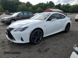 2023 Lexus RC with VIN JTHG85EC5P5006976, listed as a Copart auction lot 67790694 with 45 mi miles and Salvage Title. Bid and sale history available at carsss.com. Image 1.