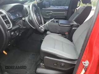 2021 Ram 1500 Big Horn with VIN 1C6SRFFT5MN504479, listed as a Copart auction lot 57691465 with 77,260 mi miles and Salvage title. Bid and sale history available at DreamBid. Image 7.