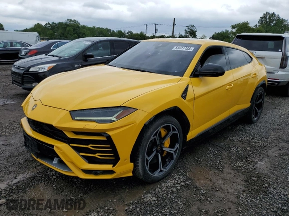 2019 Lamborghini Urus с VIN ZPBUA1ZL9KLA00879, выставлен на аукционе Copart как лот 58017485 с пробегом 23 614 миль миль и Списание • Salvage title. История ставок и продаж доступна на DreamBid. Изображение 1.