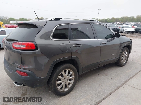 2014 Jeep Cherokee Limited z VIN 1C4PJMDB2EW182111, wystawiony jako IAAI lot #42179182 z przebiegiem 156 257 mil mil oraz . Historia ofert i sprzedaży dostępna na DreamBid. Obrazek 4.