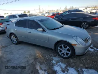 2003 Infiniti G35 w/Leather with VIN JNKCV51E33M311164, listed as a Copart auction lot 87859465 with 145,716 mi miles and Salvage Title. Bid and sale history available at carsss.com. Image 4.