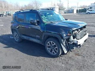 2017 Jeep Renegade Altitude with VIN ZACCJBBH3HPF09594, listed as a IAAI auction lot 41594122 with 63,309 mi miles. Bid and sale history available at carsss.com. Image 1.