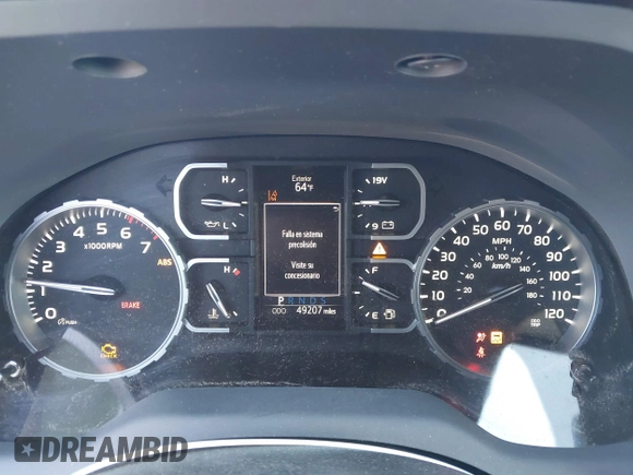 2019 Toyota Tundra 2WD SR with VIN 5TFRY5F17KX251217, listed as a IAAI auction lot 41433506 with 49,207 mi miles. Bid and sale history available at carsss.com. Image 7.