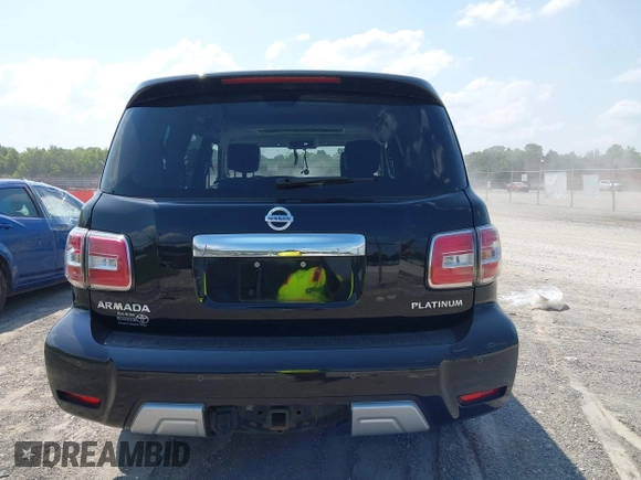 2018 Nissan Armada Platinum with VIN JN8AY2NE5J9731473, listed as a IAAI auction lot 42441530 with 94,033 mi miles and . Bid and sale history available at DreamBid. Image 16.
