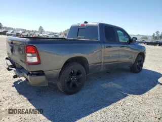 2021 Ram 1500 Big Horn with VIN 1C6SRFBT8MN586455, listed as a Copart auction lot 49481665 with 57,793 mi miles and Salvage Title. Bid and sale history available at carsss.com. Image 3.