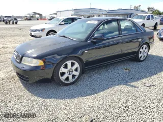 2002 Audi S4 with VIN WAURD68D82A001090, listed as a Copart auction lot 53684755 with 173,260 mi miles and Clean Title. Bid and sale history available at carsss.com. Image 1.