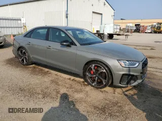 2023 Audi S4 Prestige with VIN WAUC4AF46PA050677, listed as a Copart auction lot 69100594 with 31,643 mi miles and Salvage Title. Bid and sale history available at carsss.com. Image 4.