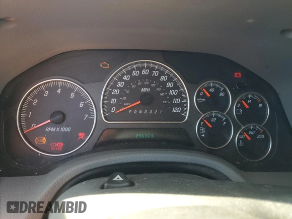 2006 GMC Envoy SLT with VIN 1GKDS13S662139632, listed as a Copart auction lot 47387245 with 246,803 mi miles and Salvage Title. Bid and sale history available at carsss.com. Image 9.