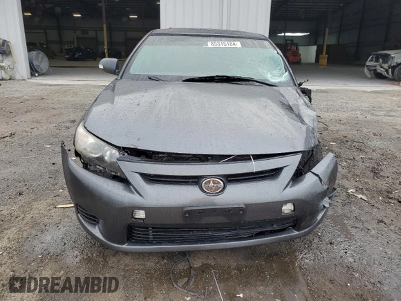 2012 Scion tC with VIN JTKJF5C76C3028115, listed as a Copart auction lot 85315184 with 133,637 mi miles and Salvage Title. Bid and sale history available at carsss.com. Image 5.