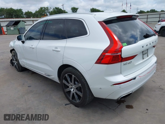 2018 Volvo XC60 Inscription with VIN YV4A22RL6J1023802, listed as a IAAI auction lot 42357101 with 96,866 mi miles and . Bid and sale history available at DreamBid. Image 3.