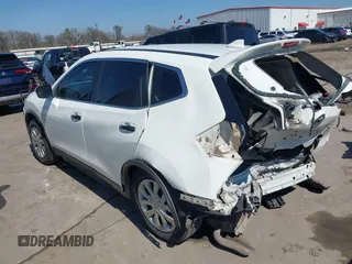 2017 Nissan Rogue S with VIN KNMAT2MT2HP531912, listed as a IAAI auction lot 41661282 with 191,804 mi miles. Bid and sale history available at carsss.com. Image 3.
