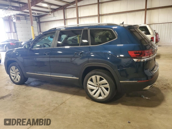 2021 Volkswagen Atlas SEL with VIN 1V2BP2CAXMC588304, listed as a Copart auction lot 53980394 with 41,743 mi miles and . Bid and sale history available at DreamBid. Image 2.