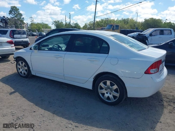 2010 Honda Civic Sdn LX with VIN 2HGFA1F5XAH551745, listed as a IAAI auction lot 41840242 with 19,231 mi miles. Bid and sale history available at carsss.com. Image 3.
