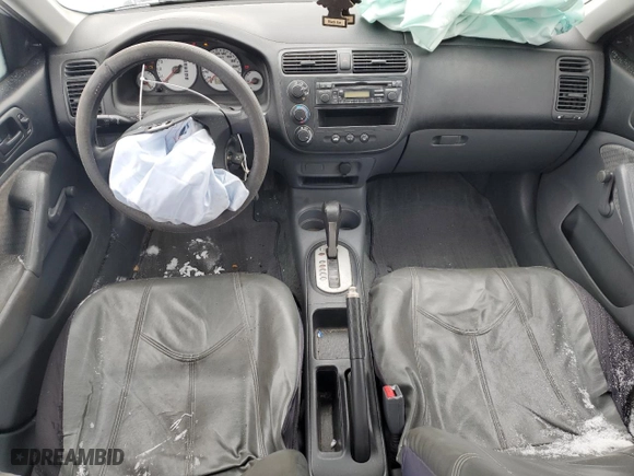2003 Honda Civic DX with VIN 2HGES16493H929055, listed as a Copart auction lot 44963915 with 175,588 mi miles and Salvage Title. Bid and sale history available at carsss.com. Image 8.