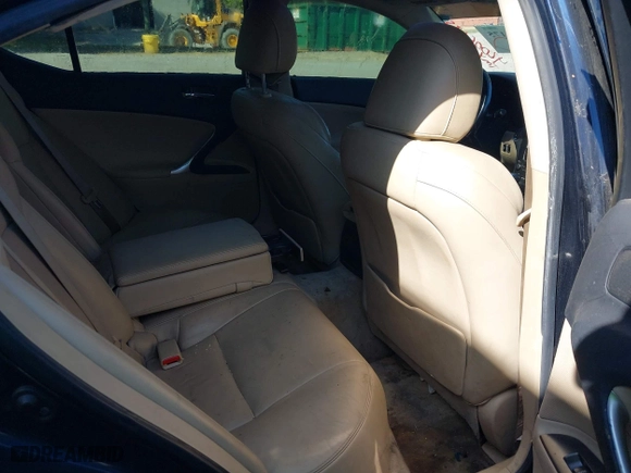 2006 Lexus IS 250 Manual with VIN JTHBK262765024023, listed as a IAAI auction lot 42006175 with 239,893 mi miles. Bid and sale history available at carsss.com. Image 8.
