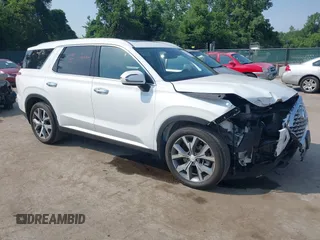 2020 Hyundai Palisade SEL with VIN KM8R4DHE6LU130506, listed as a IAAI auction lot 42442159 with 49,677 mi miles and . Bid and sale history available at DreamBid. Image 1.
