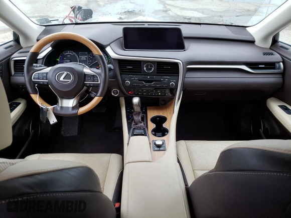 2019 Lexus RX with VIN JTJDGKCA3K2008420, listed as a Copart auction lot 40931373 with 27,500 mi miles. Bid and sale history available at carsss.com. Image 8.