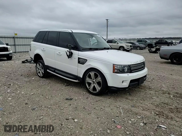 2012 Land Rover Range Rover Sport SC with VIN SALSH2E45CA726713, listed as a Copart auction lot 83994934 with 84,010 mi miles and Salvage Title. Bid and sale history available at carsss.com. Image 12.