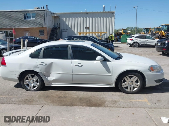 2011 Chevrolet Impala LT Fleet with VIN 2G1WG5EKXB1314039, listed as a IAAI auction lot 42278431 with 78,354 mi miles and . Bid and sale history available at DreamBid. Image 13.
