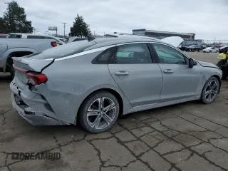 2021 Kia K5 GT-Line with VIN 5XXG64J24MG054054, listed as a Copart auction lot 46406945 with 28,680 mi miles and Salvage Title. Bid and sale history available at carsss.com. Image 3.