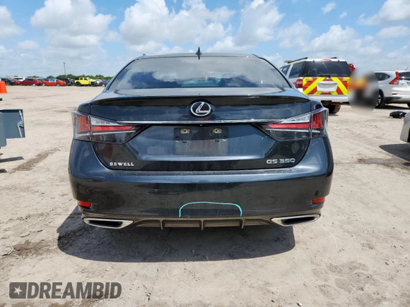 2017 Lexus GS 350 with VIN JTHBZ1BL8HA008881, listed as a Copart auction lot 64656165 with 97,466 mi miles and Salvage title. Bid and sale history available at DreamBid. Image 6.