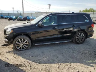2014 Mercedes-Benz GL 450 with VIN 4JGDF7CE4EA419210, listed as a Copart auction lot 61794925 with 92,509 mi miles and Salvage title. Bid and sale history available at DreamBid. Image 1.