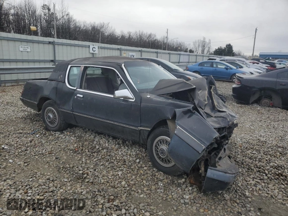 1984 Mercury Cougar LS with VIN 1MEBP92F8EA636661, listed as a Copart auction lot 42026605 with 92,948 mi miles and Salvage Title. Bid and sale history available at carsss.com. Image 4.