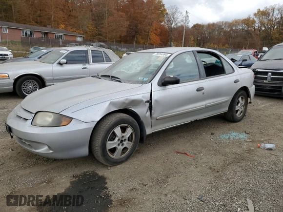 2003 Chevrolet Cavalier with VIN 1G1JC54F537194424, listed as a Copart auction lot 78854994 with 0 mi miles and Salvage Title. Bid and sale history available at carsss.com. Image 1.