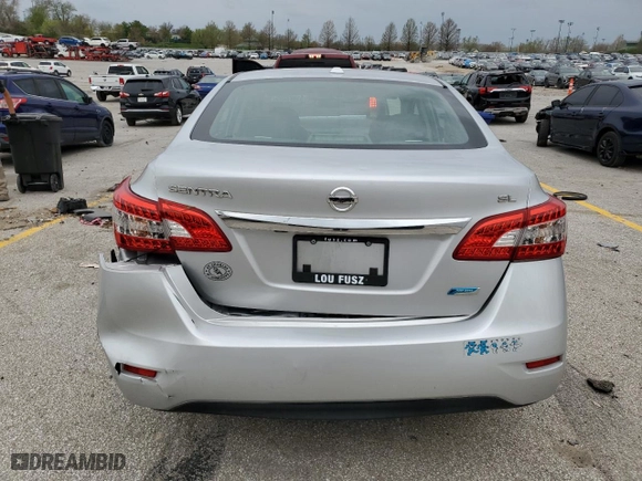 2014 Nissan Sentra SR with VIN 3N1AB7AP8EY207013, listed as a Copart auction lot 51423205 with NaN miles and Clean Title. Bid and sale history available at carsss.com. Image 6.