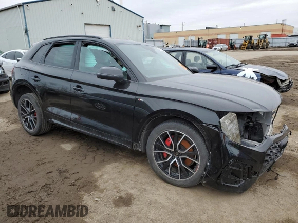 2024 Audi Q5 S line Premium Plus with VIN WA1EAAFYXR2041706, listed as a Copart auction lot 50711985 with 0 mi miles and Salvage Title. Bid and sale history available at carsss.com. Image 4.