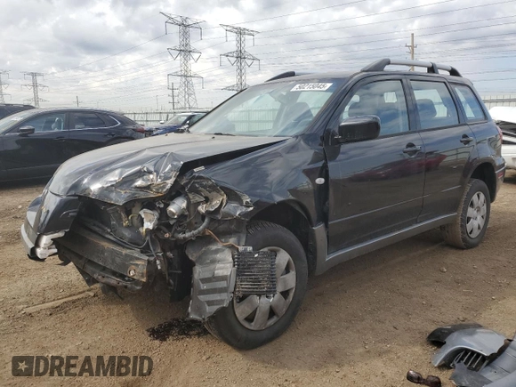 2005 Mitsubishi Outlander LS z VIN JA4LZ31F25U007940, wystawiony jako Copart lot #50215045 z przebiegiem 169 790 mil mil oraz Szkoda całkowita • Salvage title. Historia ofert i sprzedaży dostępna na DreamBid. Obrazek 1.