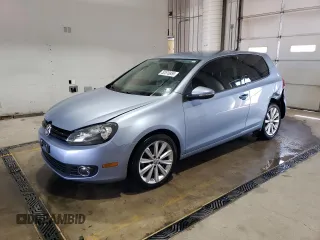 2012 Volkswagen Golf TDI w/Tech Pkg с VIN WVWMM7AJ2CW113181, выставлен на аукционе Copart как лот 52576855 с пробегом 100 589 миль миль и Списание • Salvage title. История ставок и продаж доступна на DreamBid. Изображение 1.