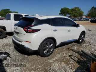 2020 Nissan Murano Platinum z VIN 5N1AZ2DJ0LN134230, wystawiony jako Copart lot #52311175 z przebiegiem 105 117 mil mil oraz Szkoda całkowita • Salvage title. Historia ofert i sprzedaży dostępna na DreamBid. Obrazek 3.