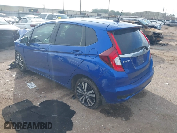 2019 Honda Fit EX with VIN 3HGGK5H80KM743176, listed as a IAAI auction lot 41681337 with 54,916 mi miles and . Bid and sale history available at DreamBid. Image 3.