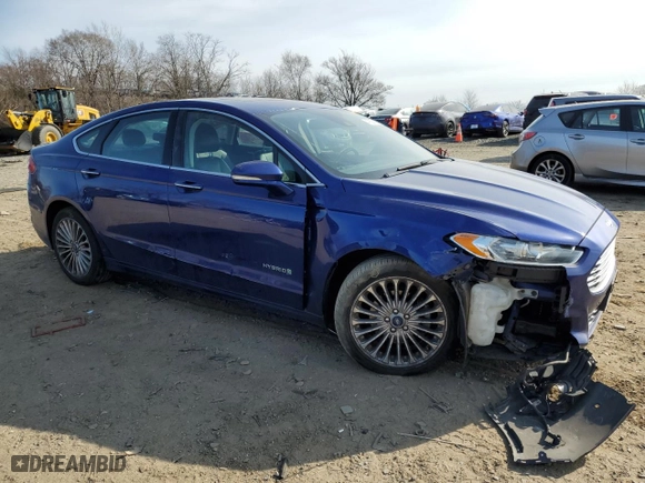 2013 Ford Fusion Titanium Hybrid with VIN 3FA6P0RUXDR382920, listed as a Copart auction lot 47638135 with 190,421 mi miles and Salvage Title. Bid and sale history available at carsss.com. Image 4.