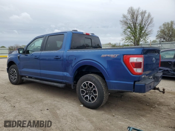 2023 Ford F-150 XL with VIN 1FTFW1E5XPKD84631, listed as a Copart auction lot 51796905 with 54,156 mi miles and Salvage Title. Bid and sale history available at carsss.com. Image 2.