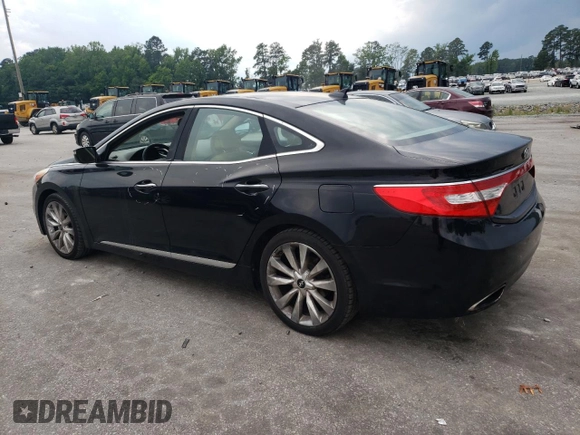 2013 Hyundai Azera with VIN KMHFH4JGXDA198345, listed as a Copart auction lot 58256945 with 102,711 mi miles and Salvage title. Bid and sale history available at DreamBid. Image 2.