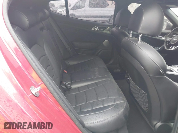 2022 Kia Stinger GT2 with VIN KNAE55LC2N6103531, listed as a IAAI auction lot 41710653 with 18,268 mi miles and . Bid and sale history available at DreamBid. Image 8.