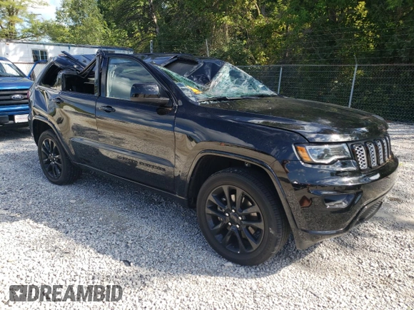 2022 Jeep Grand Cherokee WK Laredo E with VIN 1C4RJFAG8NC149345, listed as a Copart auction lot 66997474 with 0 mi miles and Salvage Title. Bid and sale history available at carsss.com. Image 4.
