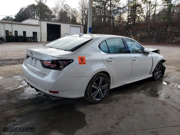 2016 Lexus GS 350 with VIN JTHCZ1BLXGA001319, listed as a Copart auction lot 43014435 with 0 mi miles and Clean Title. Bid and sale history available at carsss.com. Image 3.