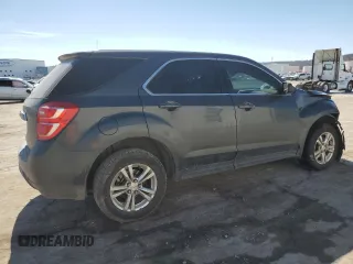 2017 Chevrolet Equinox LS with VIN 2GNALBEK9H1532517, listed as a Copart auction lot 46643705 with 148,402 mi miles and Salvage Title. Bid and sale history available at carsss.com. Image 3.