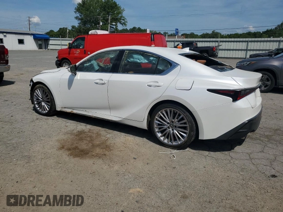 2022 Lexus IS 300 с VIN JTHDA1D24N5122031, выставлен на аукционе Copart как лот 63399475 с пробегом 6 146 миль миль и Списание • Salvage title. История ставок и продаж доступна на DreamBid. Изображение 2.