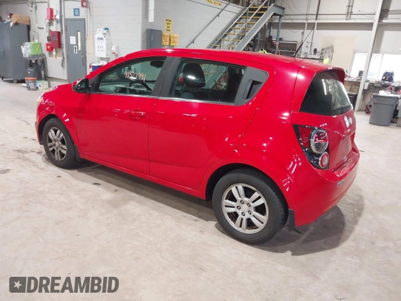 2014 Chevrolet Sonic LT with VIN 1G1JC6SB1E4125174, listed as a IAAI auction lot 41521991 with 125,490 mi miles. Bid and sale history available at carsss.com. Image 3.