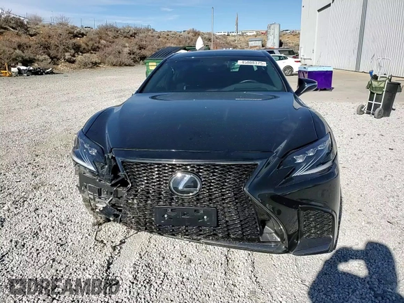 2019 Lexus LS 500 with VIN JTHC51FF2K5005916, listed as a Copart auction lot 45808375 with 13,326 mi miles and Salvage title. Bid and sale history available at DreamBid. Image 11.