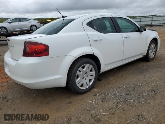 2014 Dodge Avenger SE with VIN 1C3CDZABXEN126757, listed as a Copart auction lot 52745875 with 105,776 mi miles and Salvage Title. Bid and sale history available at DreamBid. Image 3.
