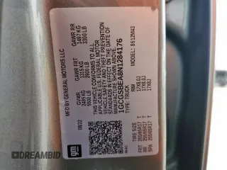 2022 Chevrolet Colorado 2WD Work Truck with VIN 1GCGSBEA8N1284176, listed as a Copart auction lot 48182545 with 33,930 mi miles and Salvage title. Bid and sale history available at DreamBid. Image 13.