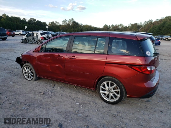 2015 Mazda 5 Grand Touring with VIN JM1CW2DL2F0190095, listed as a Copart auction lot 75709034 with 65,509 mi miles and Salvage title. Bid and sale history available at DreamBid. Image 2.