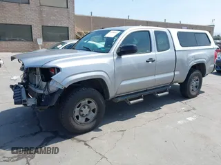 2017 Toyota Tacoma SR with VIN 5TFSX5EN1HX054965, listed as a IAAI auction lot 42150569 with 108,342 mi miles and . Bid and sale history available at DreamBid. Image 2.
